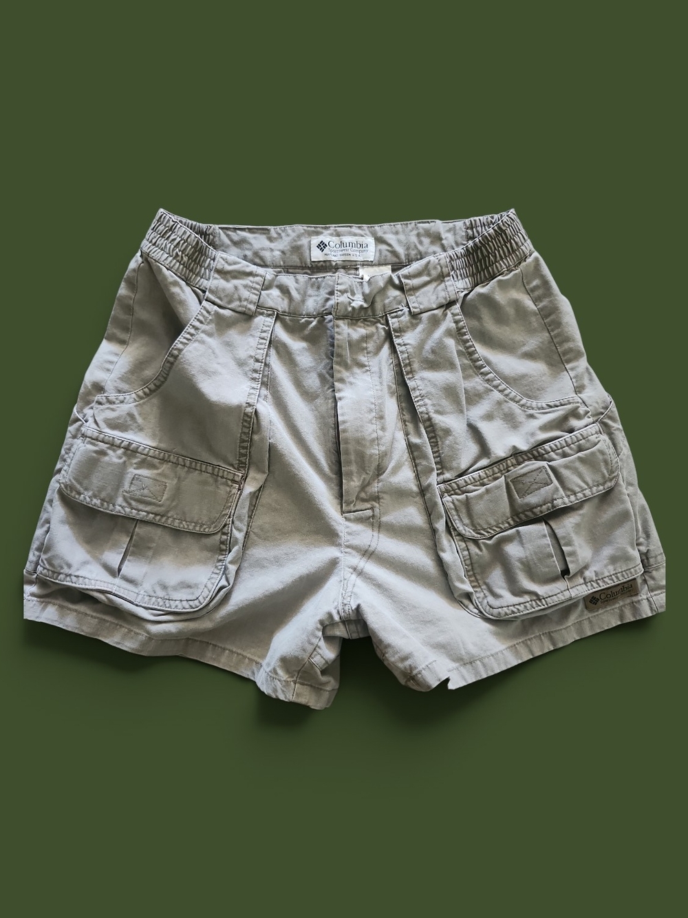 Vintage Women's Cargo Shorts in Beige
